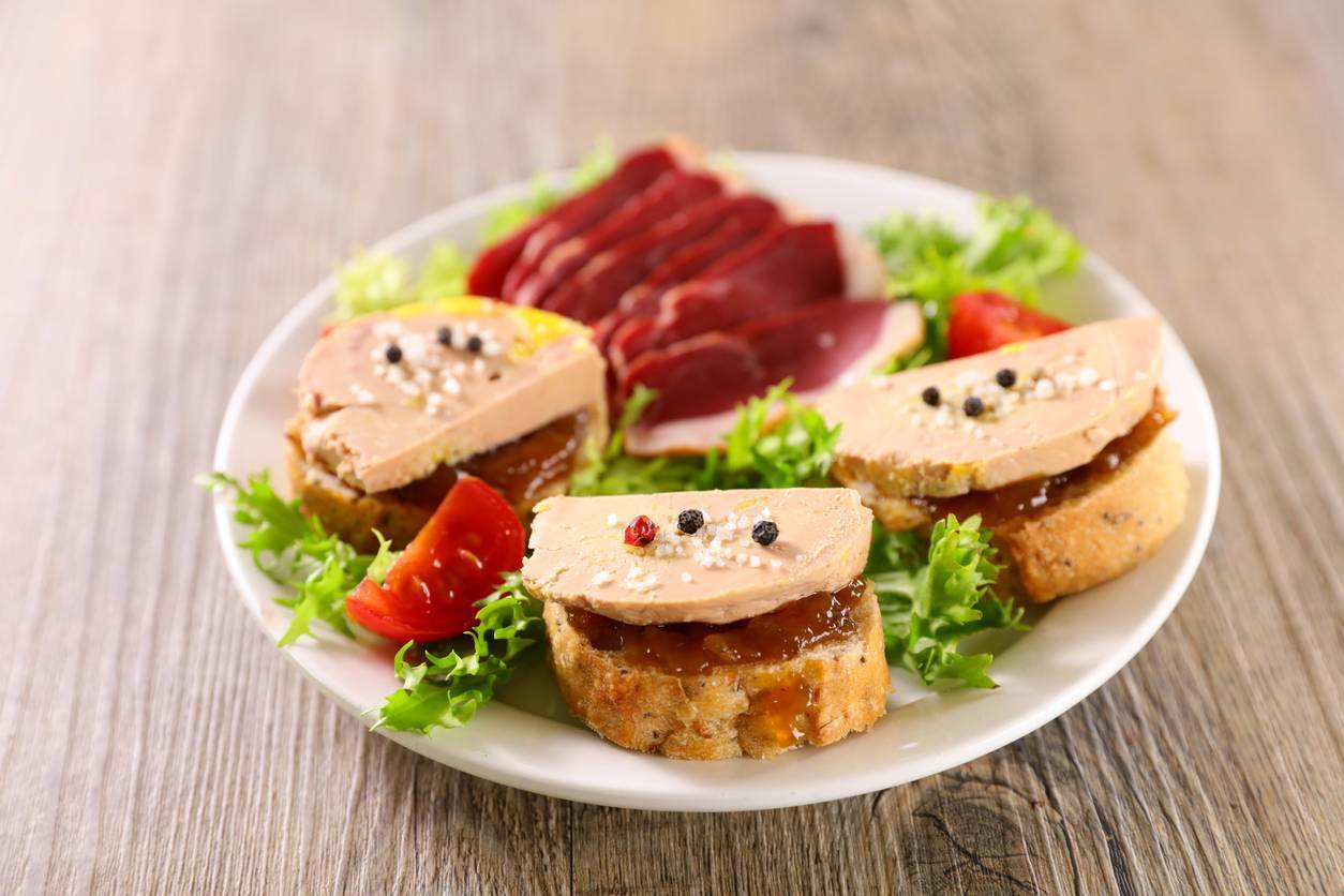 salade de foie gras