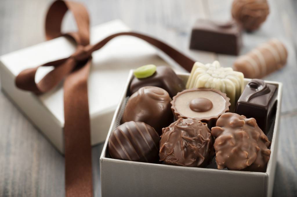 Cadeau chocolat, coffret