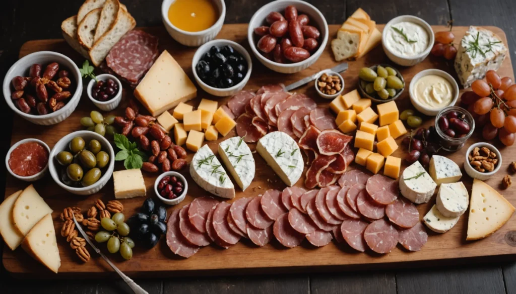 charcuterie et vin