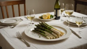 que boire avec des asperges