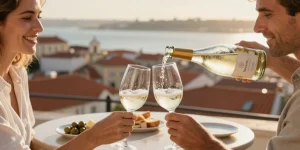 vin blanc portugais pétillant