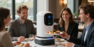 Les robots serveurs trouvent leur place dans les restaurants et les hôtels