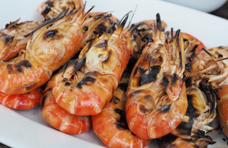 Crevettes_grillées_au_miel,_sucrées_et_épicées