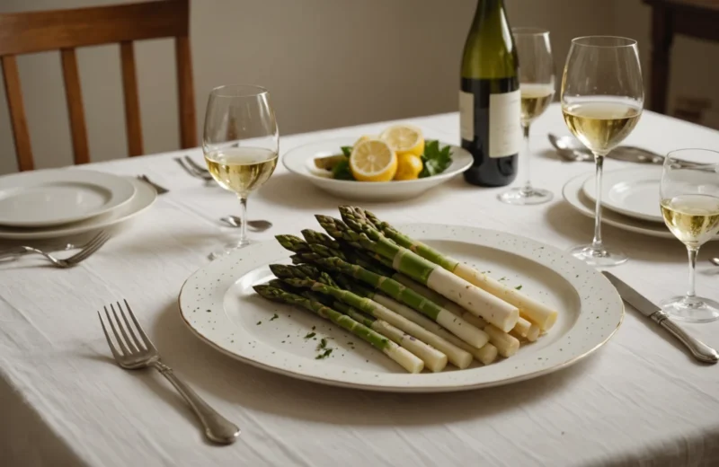 que boire avec des asperges