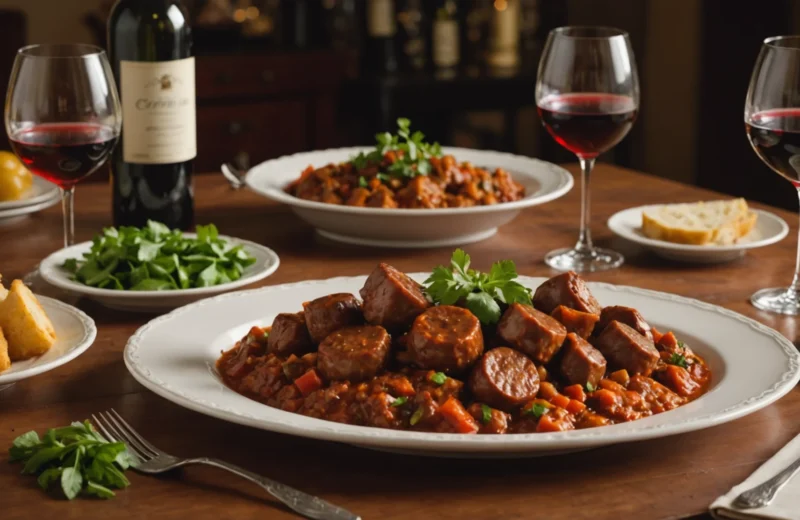 rougail saucisse vin