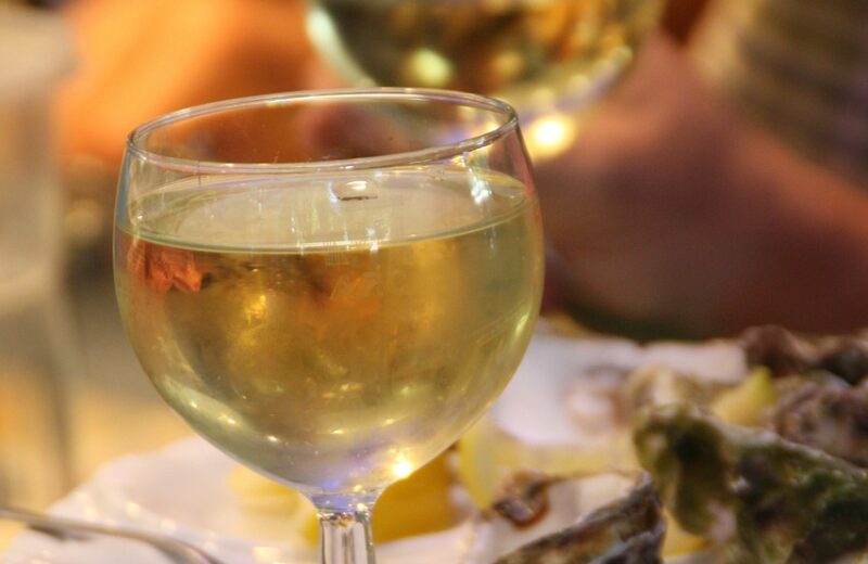 huitres et vin